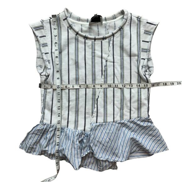 3.1 Phillip Lim Striped Peplum Top Size XS - Picture 3 of 8